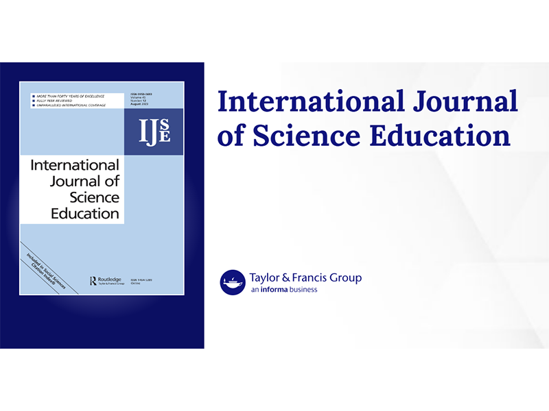 Cover of the International Journal of Science Education with the Taylor & Francis Group logo.